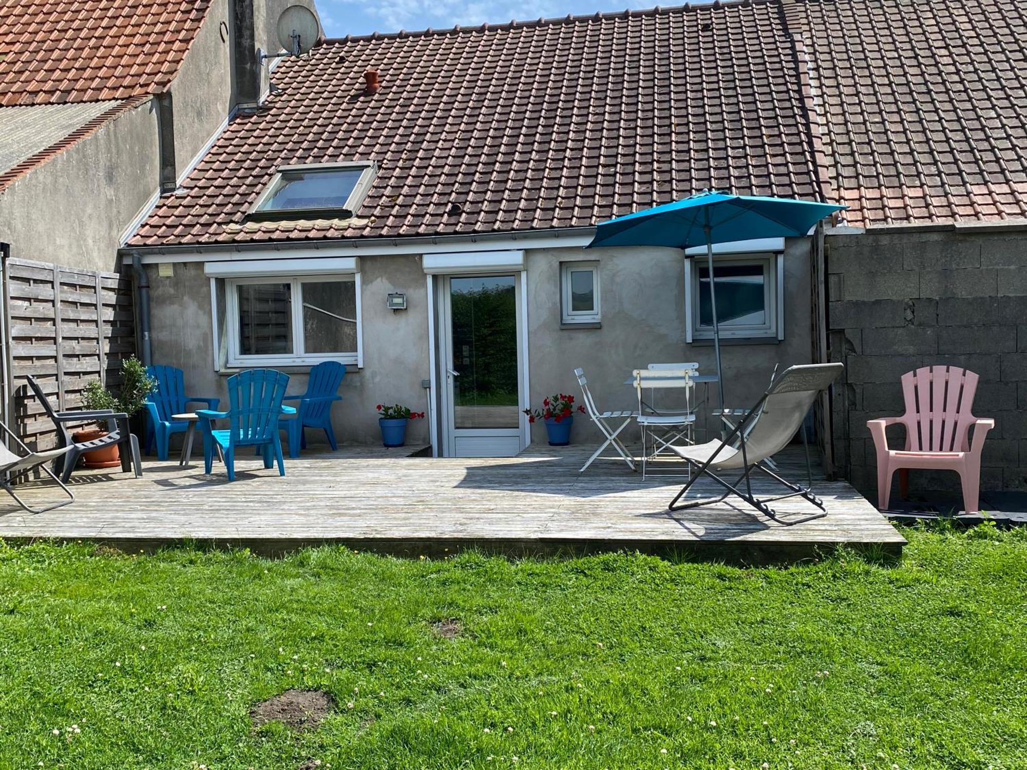 Ferienhaus Maison De Village Avec Jardin 15mn Des Plages, Wifi, 2 Chambres, Jardin Hesdin-lʼAbbé
